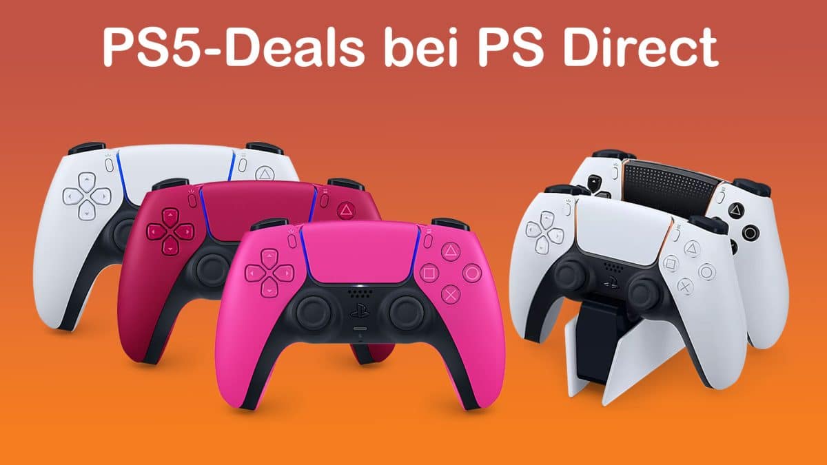 PS5: DualSense, Cover, Ladestation und mehr im Sale