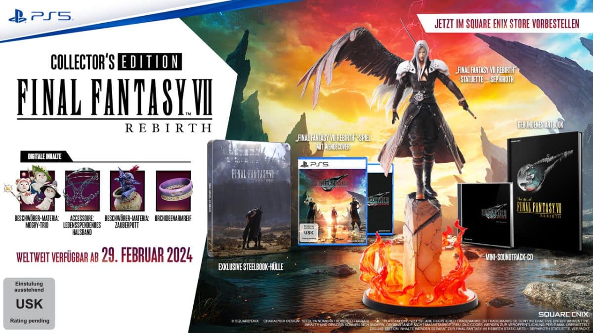 Final Fantasy VII Rebirth: Macht euch bereit, 379,99 Euro für die Collector’s Edition auszugeben