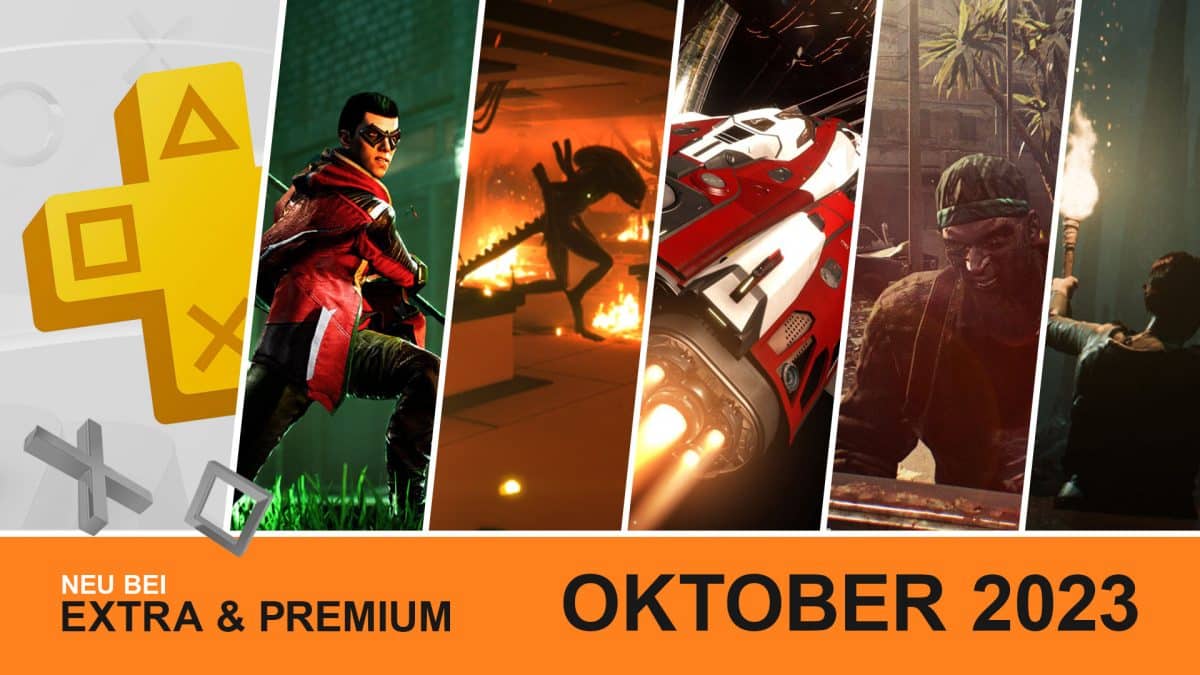 PS Plus: Extra/Premium-Spiele für Oktober 2023 angekündigt