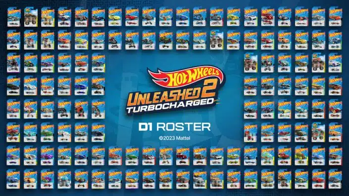 Hot Wheels Unleashed 2 – Turbocharged: Diese Fahrzeuge sind zum Launch verfügbar