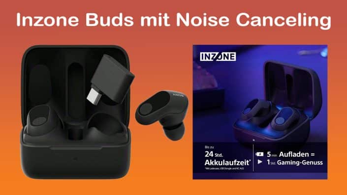 Inzone Buds WF-G700: Ohrhörer für Gamer mit 12 Stunden Laufzeit
