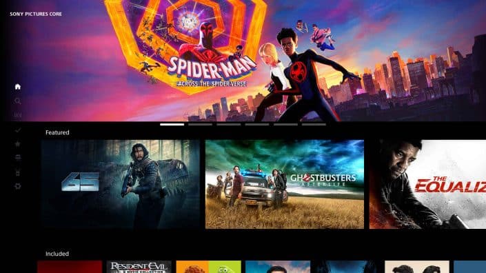 Sony Pictures Core: Neue Film-App wertet PS Plus Premium auf