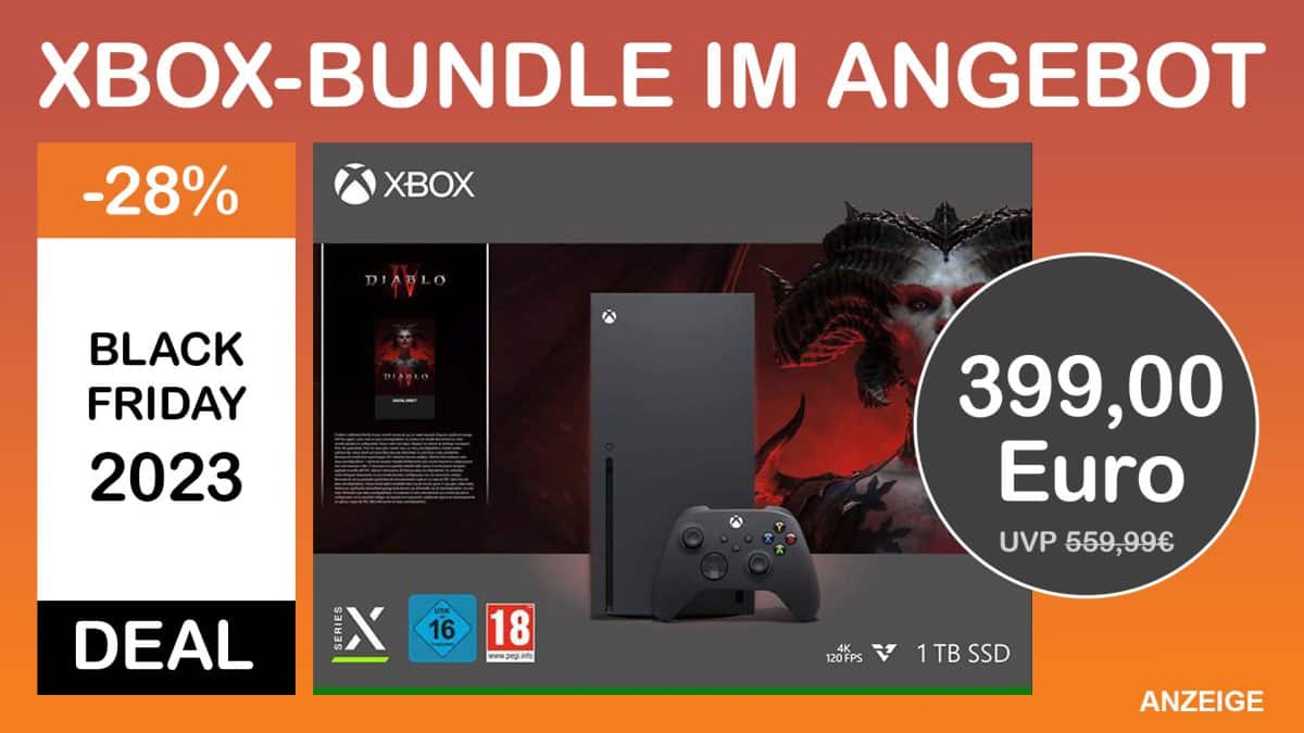 Xbox Series X: Bundle mit Diablo 4 für 399 Euro – Black Friday-Deal