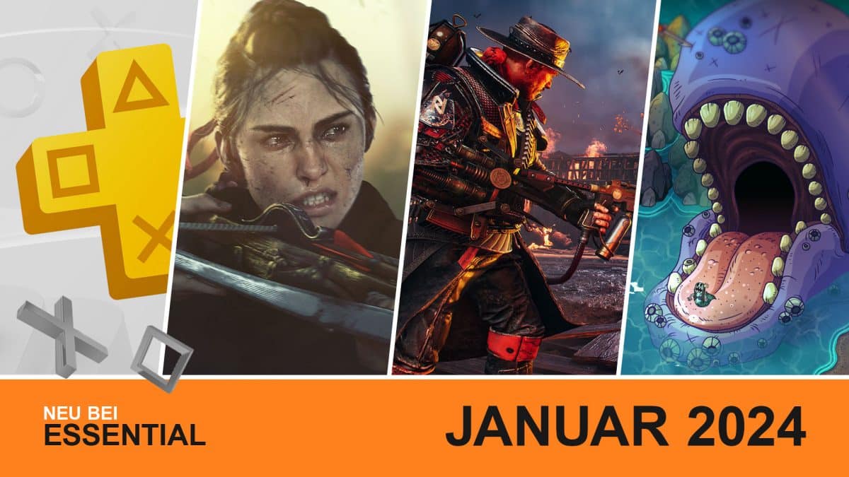 PS Plus Essential JanuarNeuzugänge für PS5 und PS4 zum Download