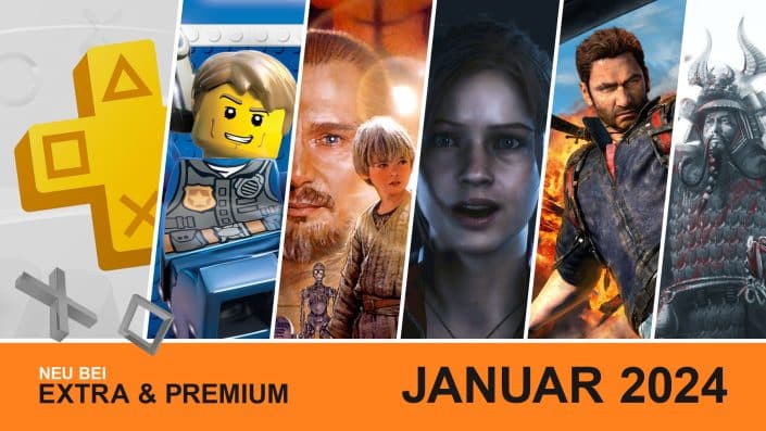 PS Plus Extra und Premium: Januar 2024-Spiele für PS4 und PS5 enthüllt