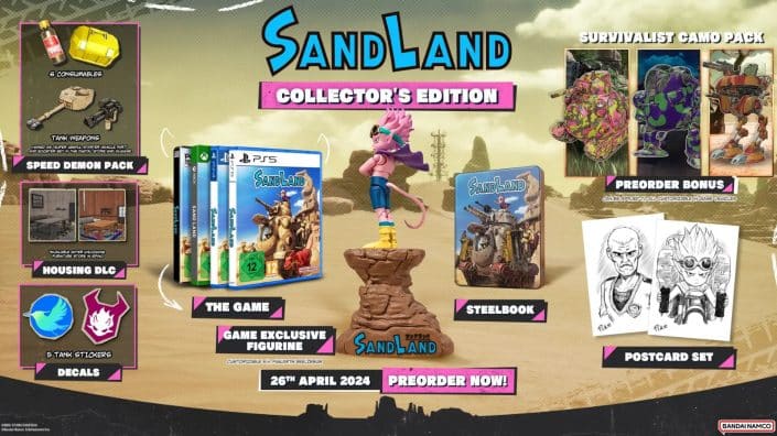 Sand Land: Trailer bestätigt den Releasetermin – Inhalte der Collector’s Edition vorgestellt
