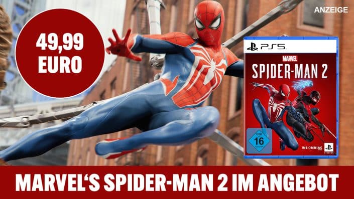 Marvel’s Spider-Man 2 im Sale: PS5-Exklusivspiel kurzzeitig zum Rabattpreis