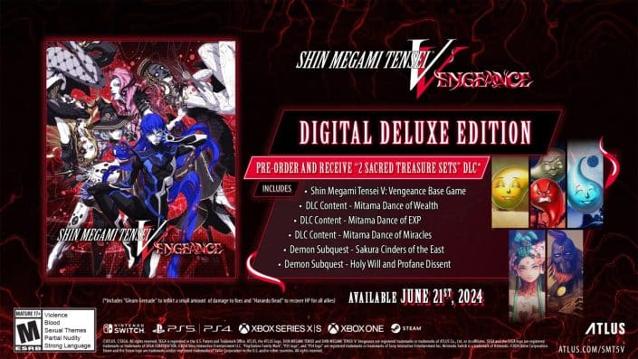 Shin Megami Tensei 5 Vengeance: Digitale Deluxe Edition vorgestellt – Neuer Extended Cut-Trailer