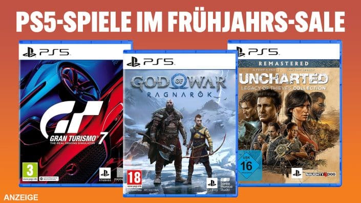PS5: Frühlingsangebote auf Disk – God of War, Horizon, Uncharted und weitere Hits zum Sparpreis