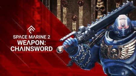 Space Marine 2: Nach Beta-Absage – Chainsword-Waffe lässt reichlich Blut spritzen