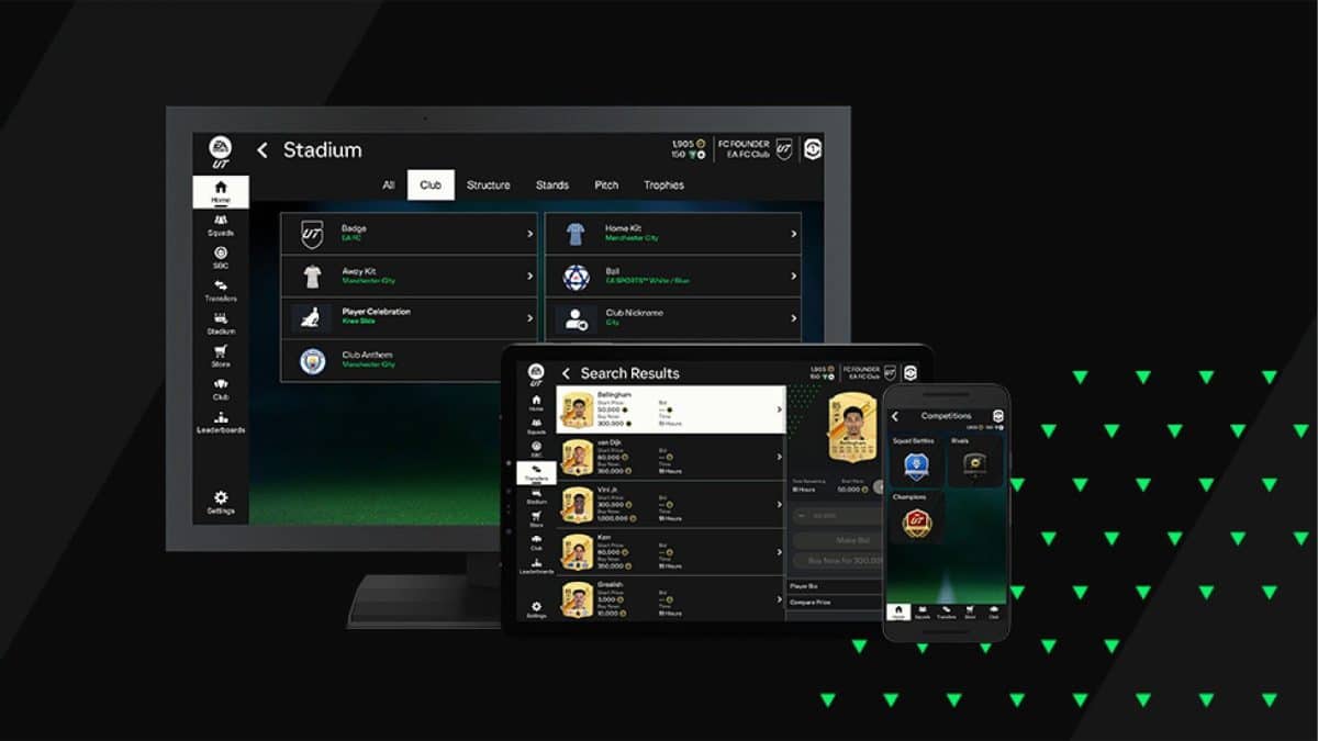 EA Sports FC 25: Web-App und Companion-App – Termine bekannt