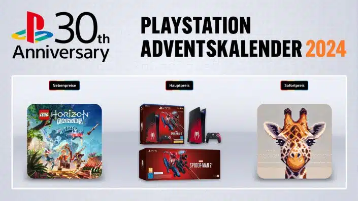 PlayStation-Adventskalender 2024: Tag 20 mit PS5 im Spider-Man-2-Look und Collector’s Edition