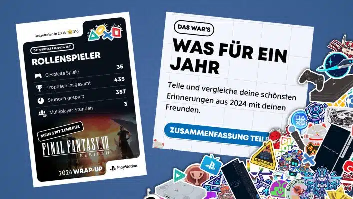 PlayStation Wrap-Up 2024: Rückblick nach technischen Problemen endlich verfügbar