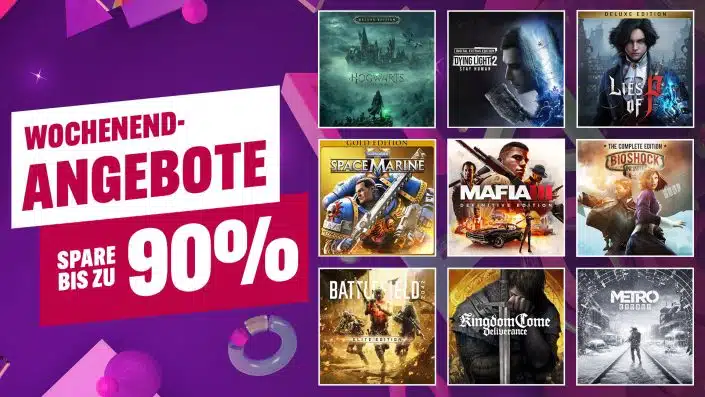 PS5 & PS4: Bis zu 90 Prozent Rabatt – Wochenendsale im PSN gestartet