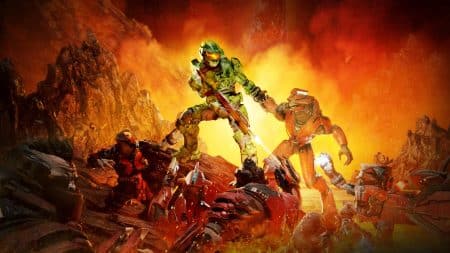 Doom The Dark Ages: „Von einem Slayer zum anderen“ – Master Chief gratuliert dem Doom Guy zum Launch