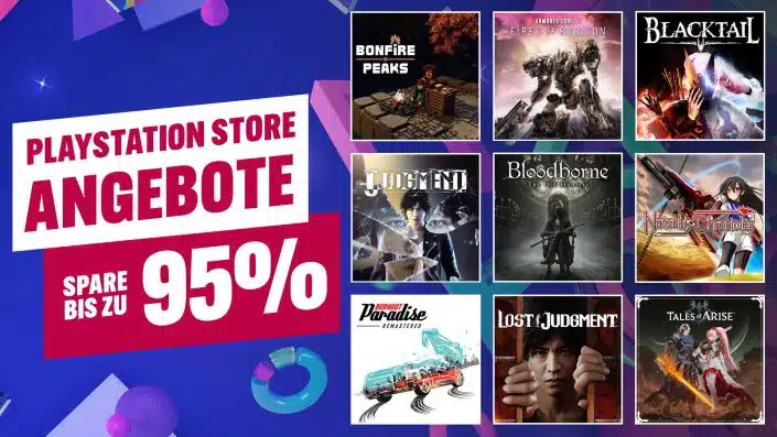 PS5 & PS4: Bis zu 95 Prozent Rabatt – PSN-Sale mit 2.000 Angeboten