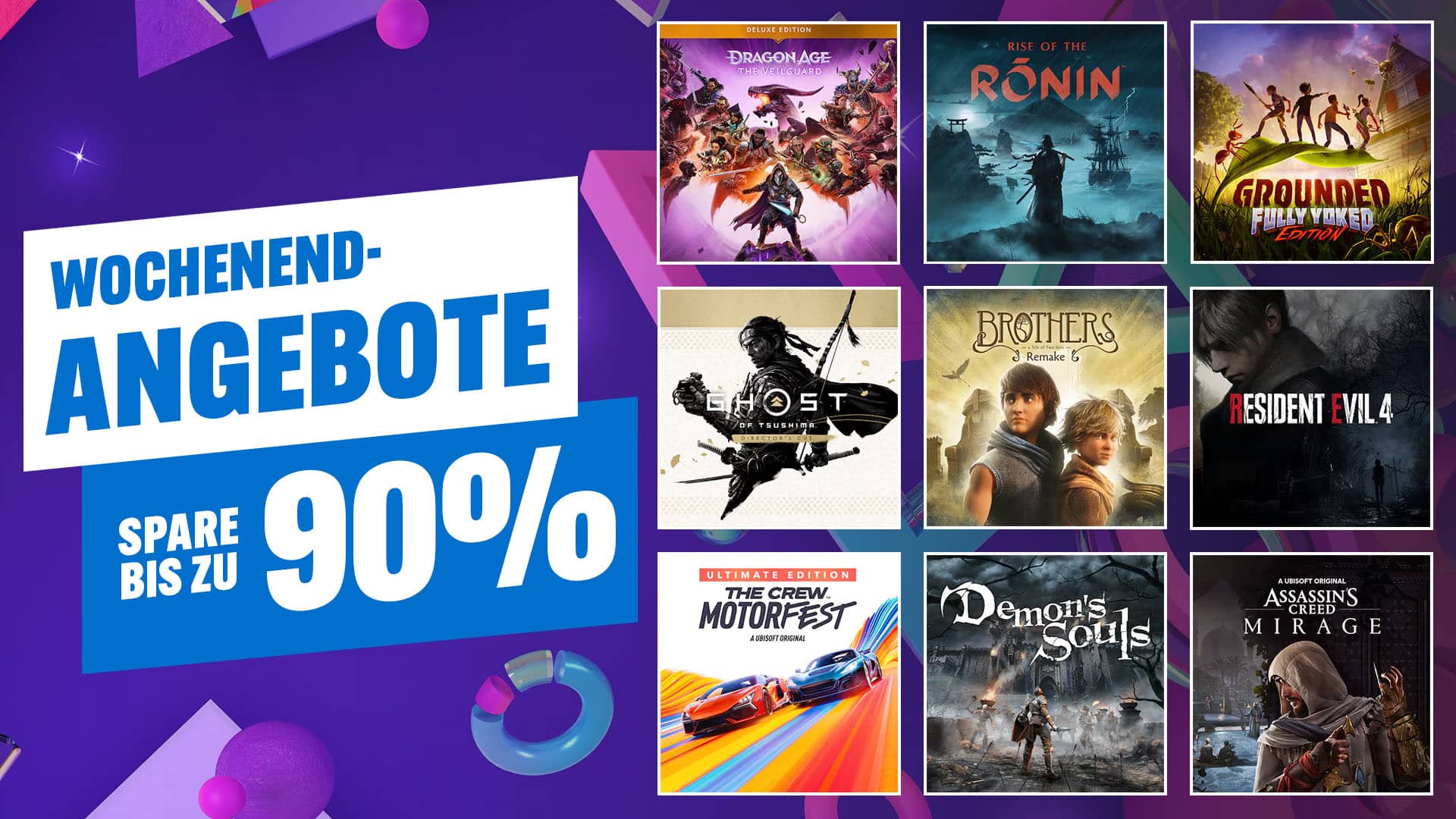 PS5/PS4-Sale im PSN: Über 2.600 reduzierte Titel – Preisnachlässe bis zu 90 Prozent
