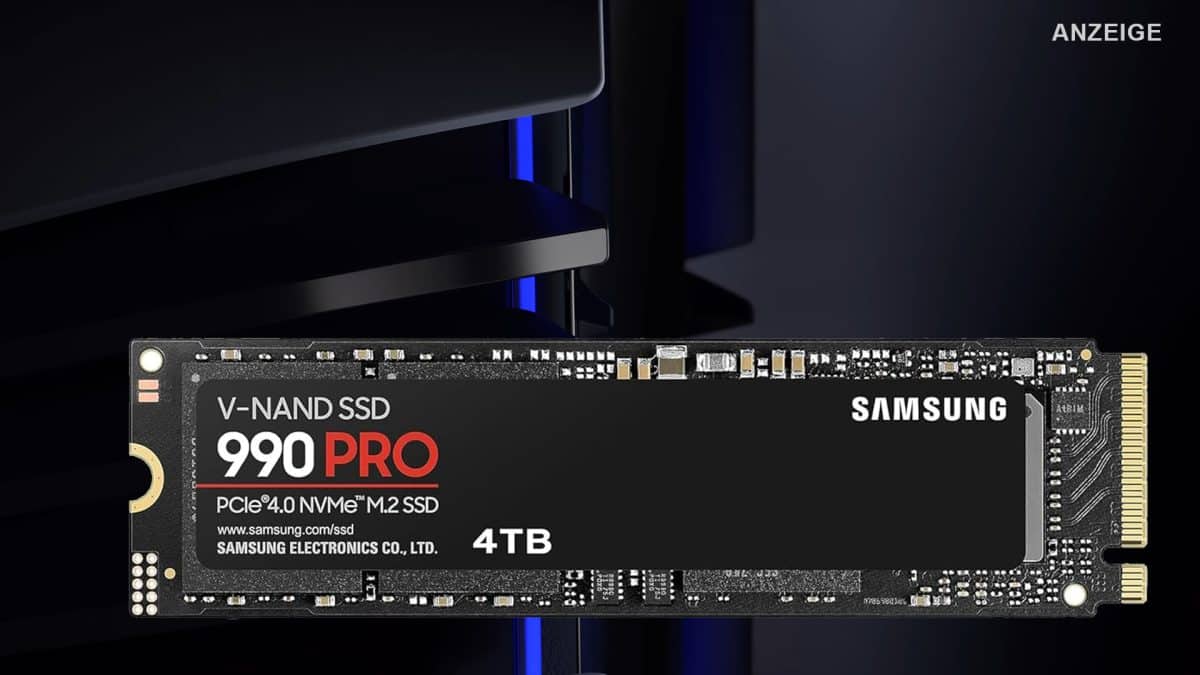PS5-Speicher erweitern: Samsung 990 Pro SSD mit 4TB stark reduziert