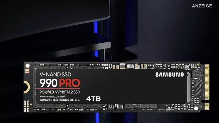 PS5-Speicher erweitern: Samsung 990 Pro SSD mit 4TB stark reduziert