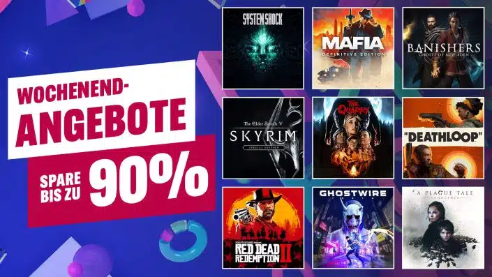 PS5 & PS4: Wochenend-Sale gestartet – 250 Angebote mit bis zu 90 Prozent Rabatt
