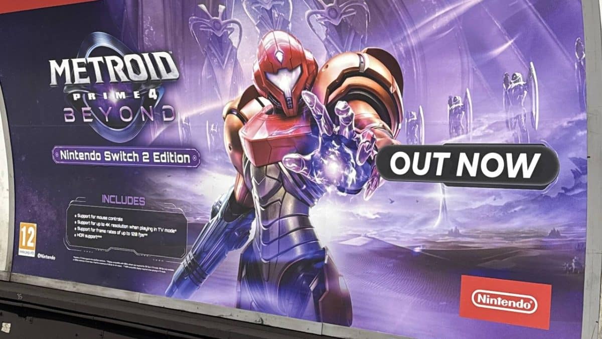 Switch 2: Metroid Prime 4 jetzt erhältlich? Nintendos teurer Fauxpas in der Londoner U-Bahn