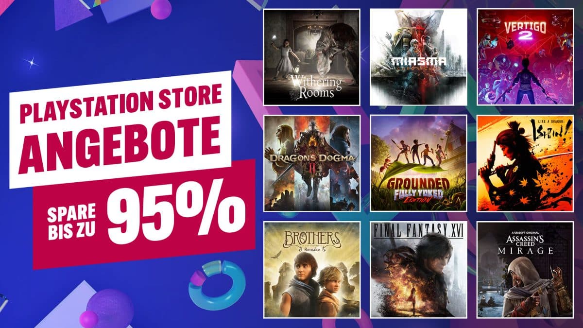 PS5 & PS4: Bis zu 95 Prozent – PSN-Sale mit mehr als 1.500 Angeboten