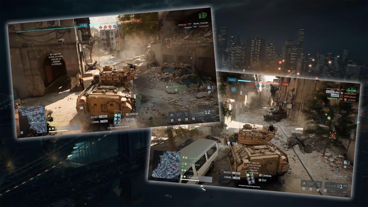 Battlefield 6: 25 Minuten Panzer-Gameplay geleakt – Fahrten, Schusswechsel und Reparatur